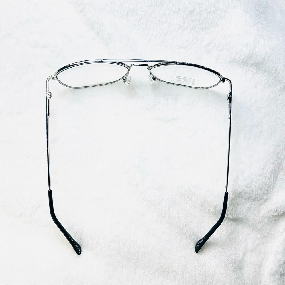 Metal aviator readers glasses - NEW